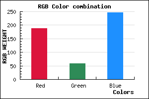 rgb background color #BC3BF7 mixer