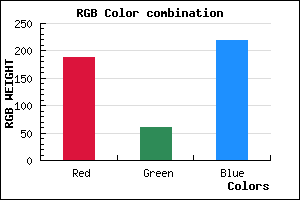 rgb background color #BC3DDB mixer