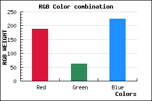 rgb background color #BC3EE0 mixer