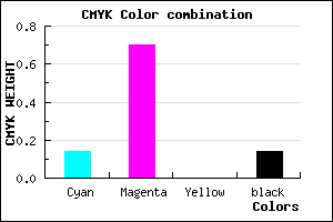 #BC41DB color CMYK mixer