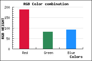 rgb background color #BC525C mixer