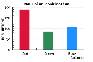 rgb background color #BC5569 mixer