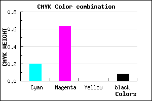 #BC57EB color CMYK mixer