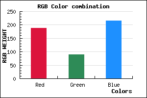 rgb background color #BC5AD8 mixer
