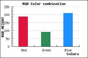 rgb background color #BC5BD1 mixer