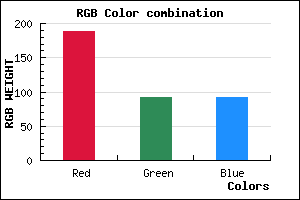 rgb background color #BC5C5C mixer