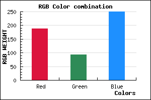 rgb background color #BC5DFA mixer