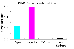 #BD6BFA color CMYK mixer