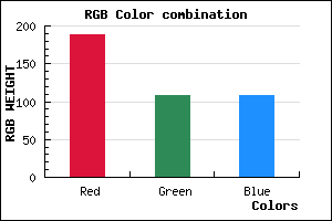 rgb background color #BD6C6C mixer