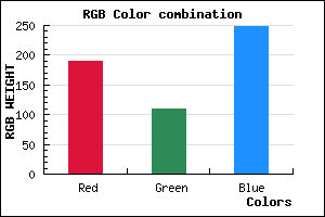 rgb background color #BD6EF8 mixer