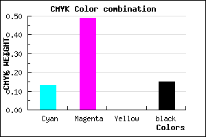 #BD6FD9 color CMYK mixer