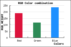 rgb background color #BD74EC mixer