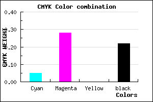 #BD8FC7 color CMYK mixer