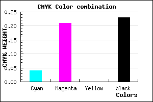 #BD9BC5 color CMYK mixer