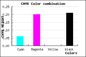 #BDA2CA color CMYK mixer