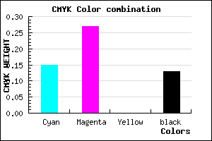 #BDA2DF color CMYK mixer