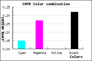 #BDA5C7 color CMYK mixer