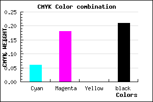 #BDA5C9 color CMYK mixer