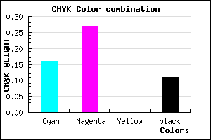 #BDA6E2 color CMYK mixer