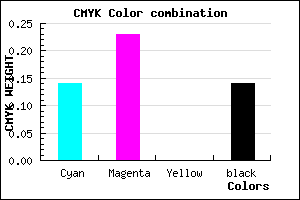 #BDA9DB color CMYK mixer