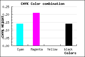 #BDAEDC color CMYK mixer