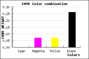 #BDAFAF color CMYK mixer