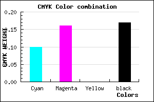 #BDB1D3 color CMYK mixer