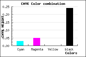 #BDB8C2 color CMYK mixer