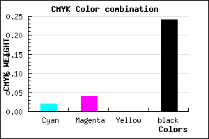 #BDB9C1 color CMYK mixer