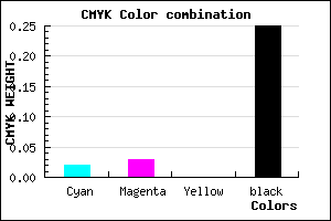 #BDBAC0 color CMYK mixer
