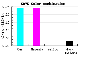 #BDBCF8 color CMYK mixer