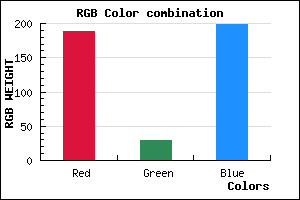 rgb background color #BD1DC7 mixer
