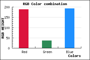 rgb background color #BD24C0 mixer