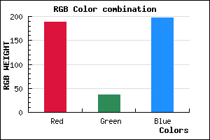 rgb background color #BD24C5 mixer