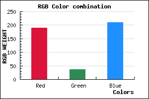 rgb background color #BD24D2 mixer