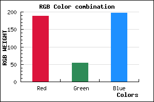 rgb background color #BD36C5 mixer