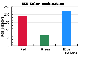 rgb background color #BD41DF mixer