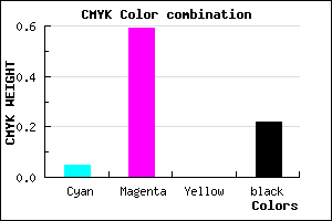 #BD52C6 color CMYK mixer