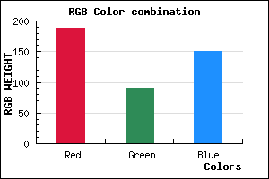 rgb background color #BD5A96 mixer