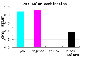 #130BA0 color CMYK mixer