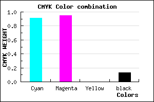 #130BDD color CMYK mixer
