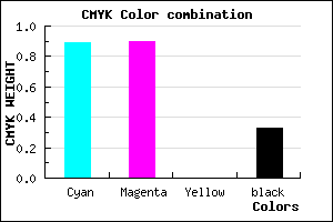 #1312AC color CMYK mixer