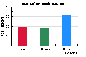 rgb background color #13121F mixer