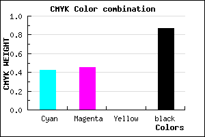 #131221 color CMYK mixer