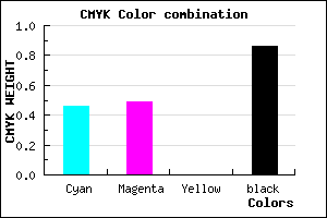 #131223 color CMYK mixer