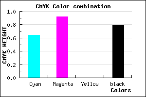 #130435 color CMYK mixer