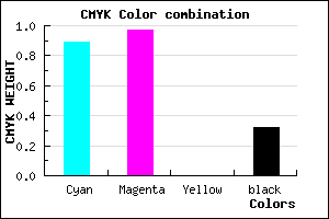 #1305AD color CMYK mixer