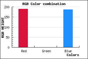 rgb background color #BE00BB mixer