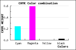 #BE67F9 color CMYK mixer
