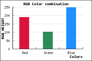 rgb background color #BE67F9 mixer